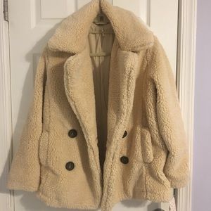Free People ivory coat